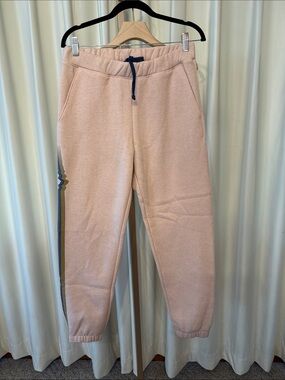 Patagonia Pink Jogger Sweatpants with Side Stripe